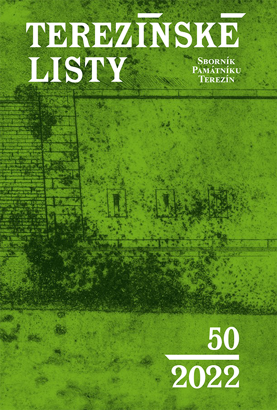 TEREZÍNSKÉ LISTY – TEREZÍN MEMORIAL ANTHOLOGY, 50/2022