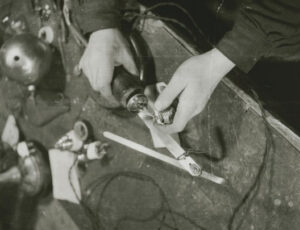 Employees from the carpet warehouse source: http://collections.jewishmuseum.cz)