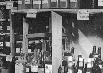 Zabavené potraviny ve skladu Treuhandstelle (zdroj: http://collections.jewishmuseum.cz)