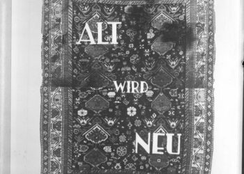 Opravený zabavený koberec ve skladu Treuhandstelle (zdroj: http://collections.jewishmuseum.cz)