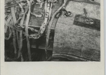 Rozstříhané zabavené koberce (zdroj: http://collections.jewishmuseum.cz)