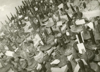 Sklad Tór z venkovských ŽNO (zdroj: http://collections.jewishmuseum.cz)