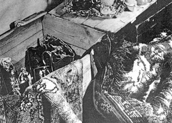 Zabavené předměty ve skladu Treuhandstelle (zdroj: archiv Yad Vashem)